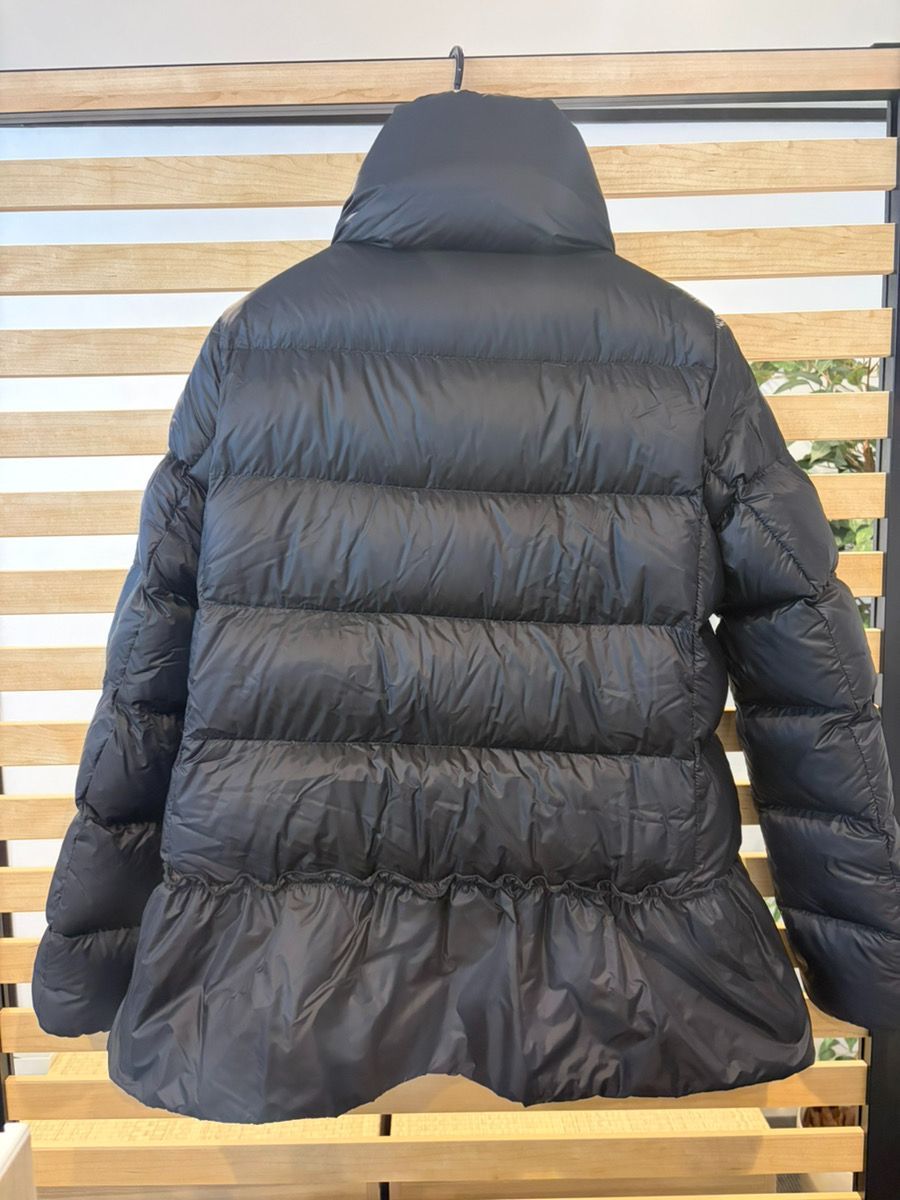 最終値下げ】美品 MONCLER ANET フリル ダウンジャケット ブラック 黒