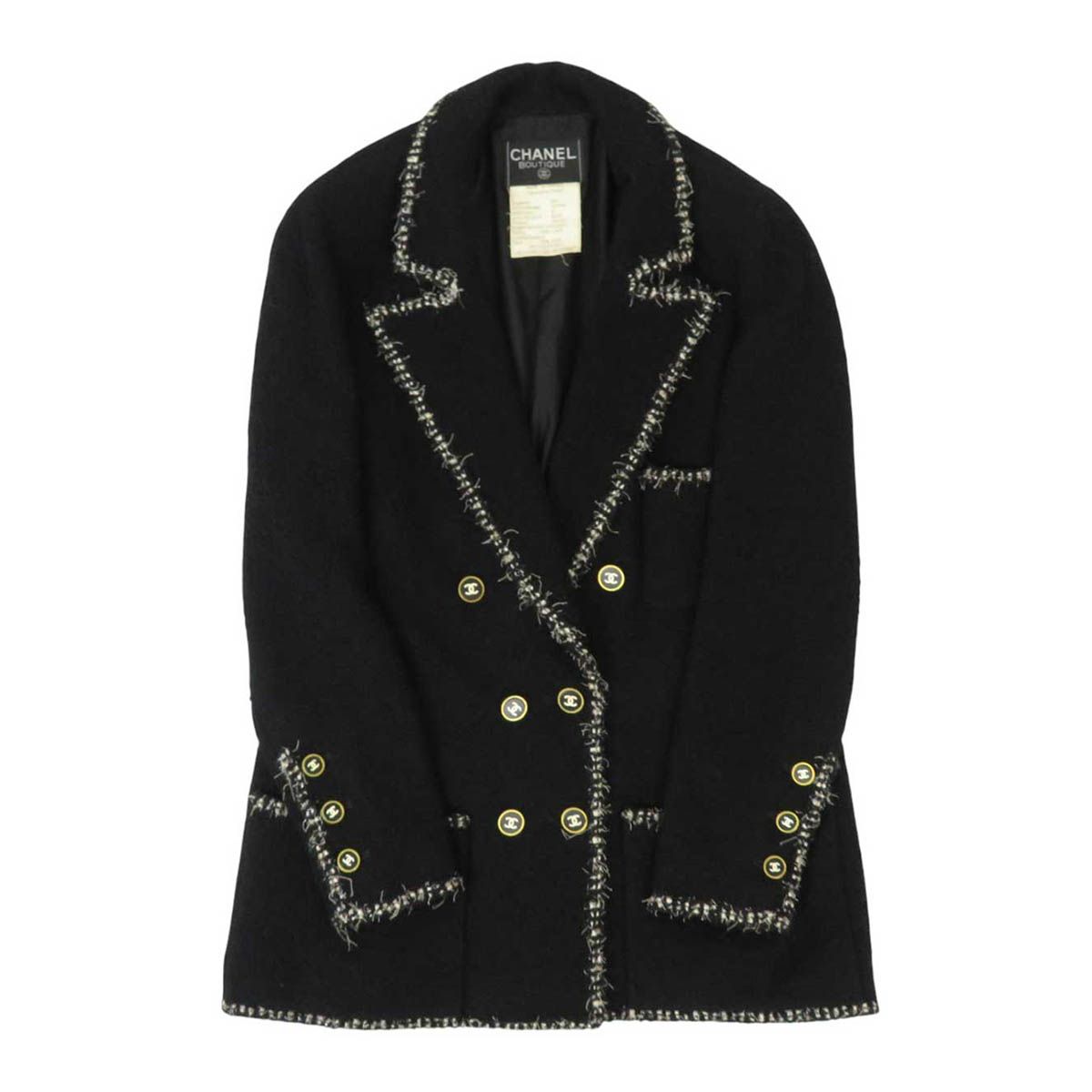 シャネル ココマーク ヴィンテージ ツイード ジャケット PO3782VO2101