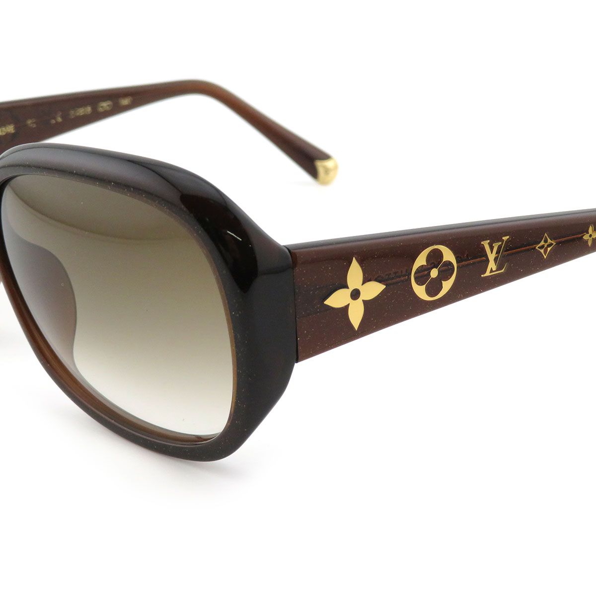 【美品】ルイヴィトン　サングラス　オプセシオン　ロゴ　ブラウン　ヴィンテージ LOUIS VUITTON（ルイ・ヴィトン） ルイ ヴィトン オプセシオン