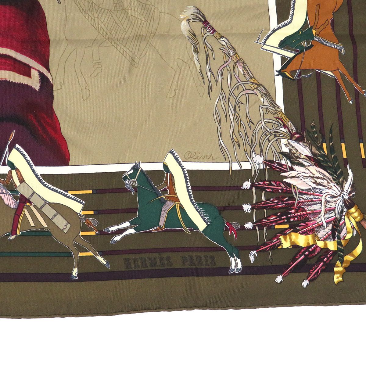 エルメス カレ 90 PANI LA SHAR PAWNEE パウニー族の首長 ユニセックス