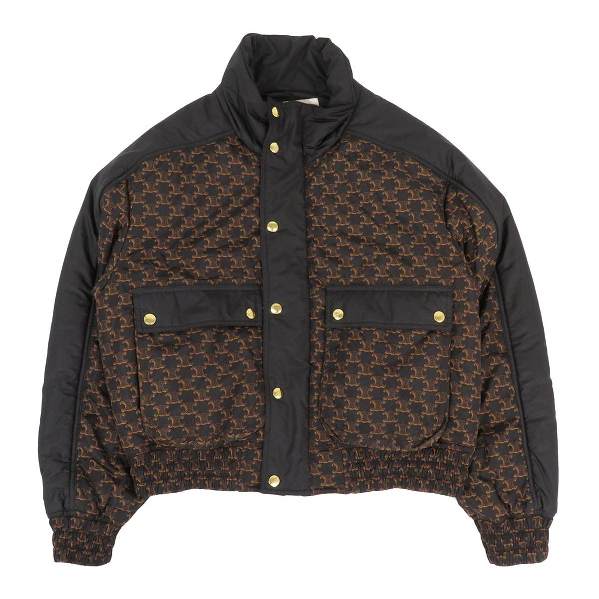 セリーヌ トリオンフ モノグラム 中綿 ブルゾン レディース ブラック ブラウン CELINE アパレル 小物