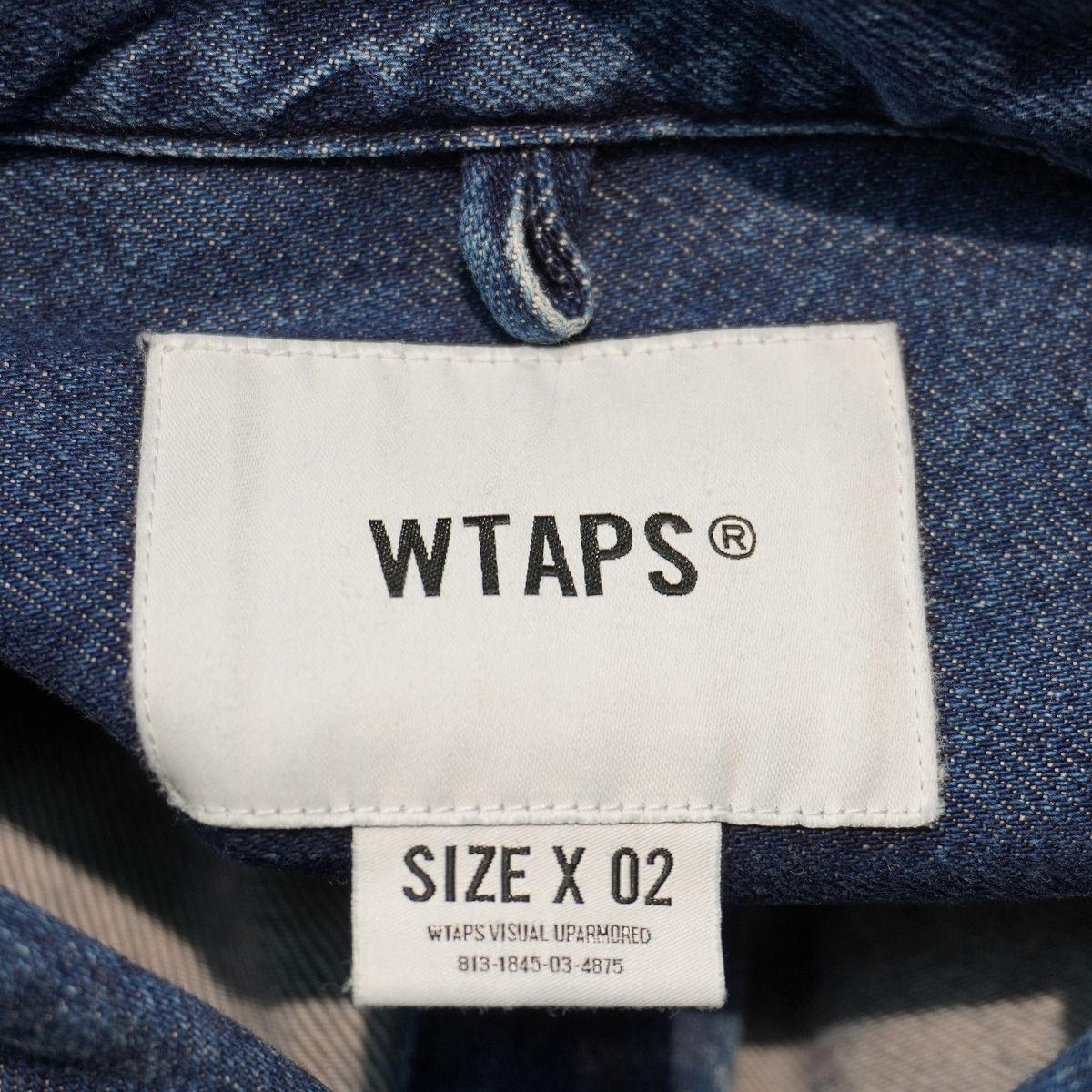 美品22AW WTAPS ダブルタップス WCPO 01/LS/COTTON.DENIM デニム