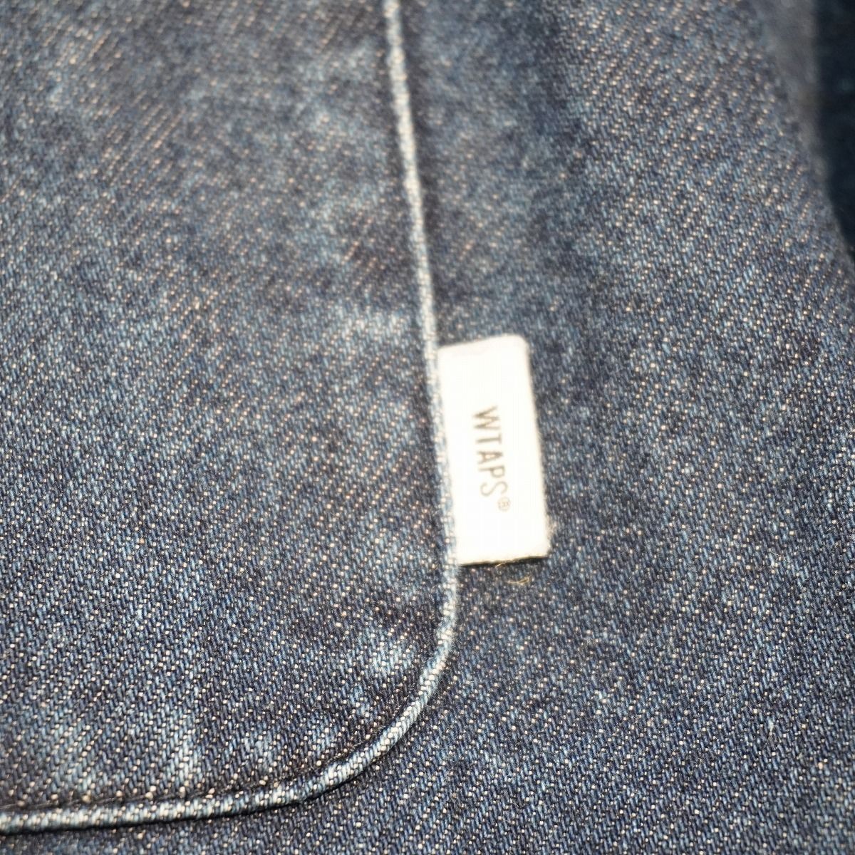 美品22AW WTAPS ダブルタップス WCPO 01/LS/COTTON.DENIM デニム