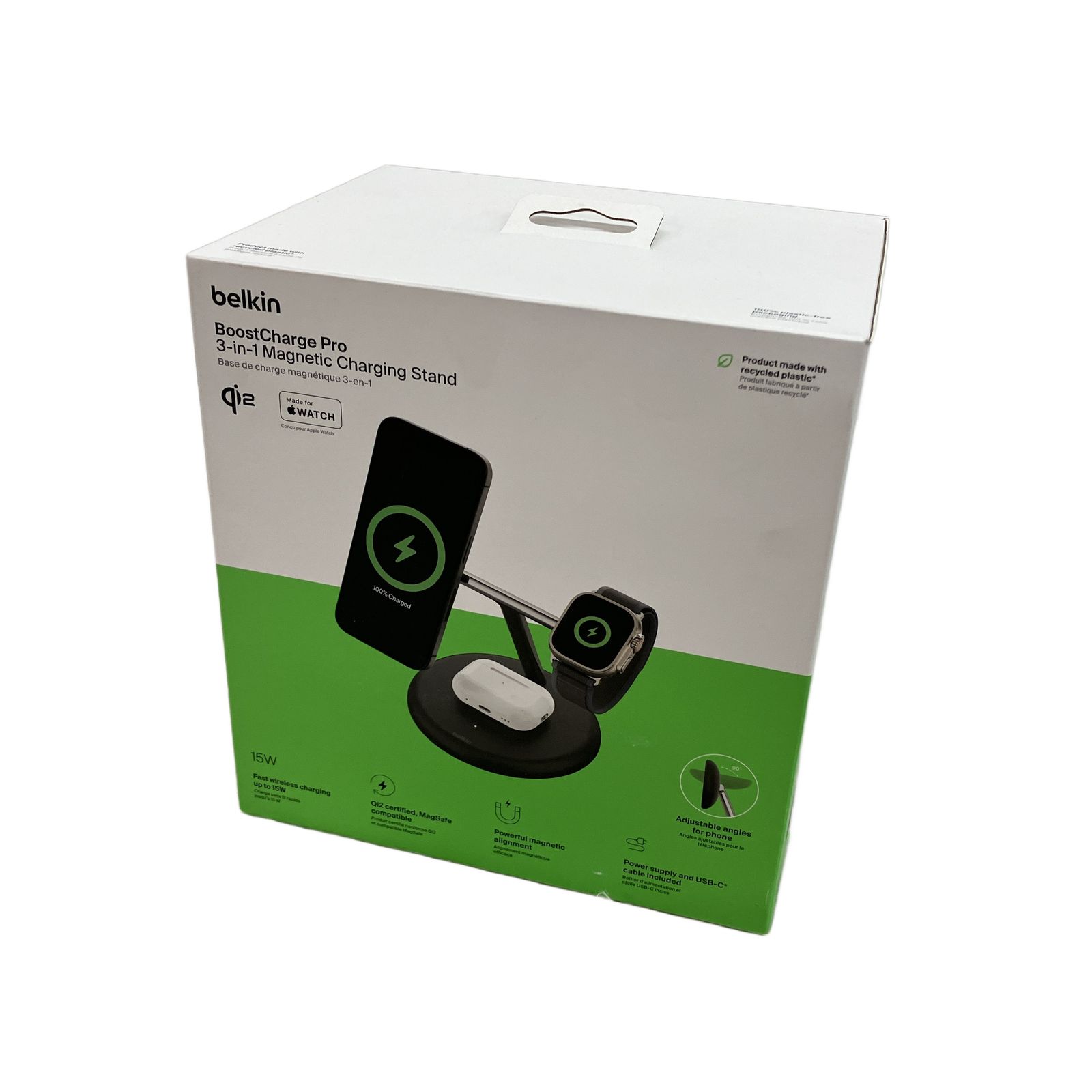 belkin Boost charge pro 3-in-1 magnetic charging stand 充電 チャージャー