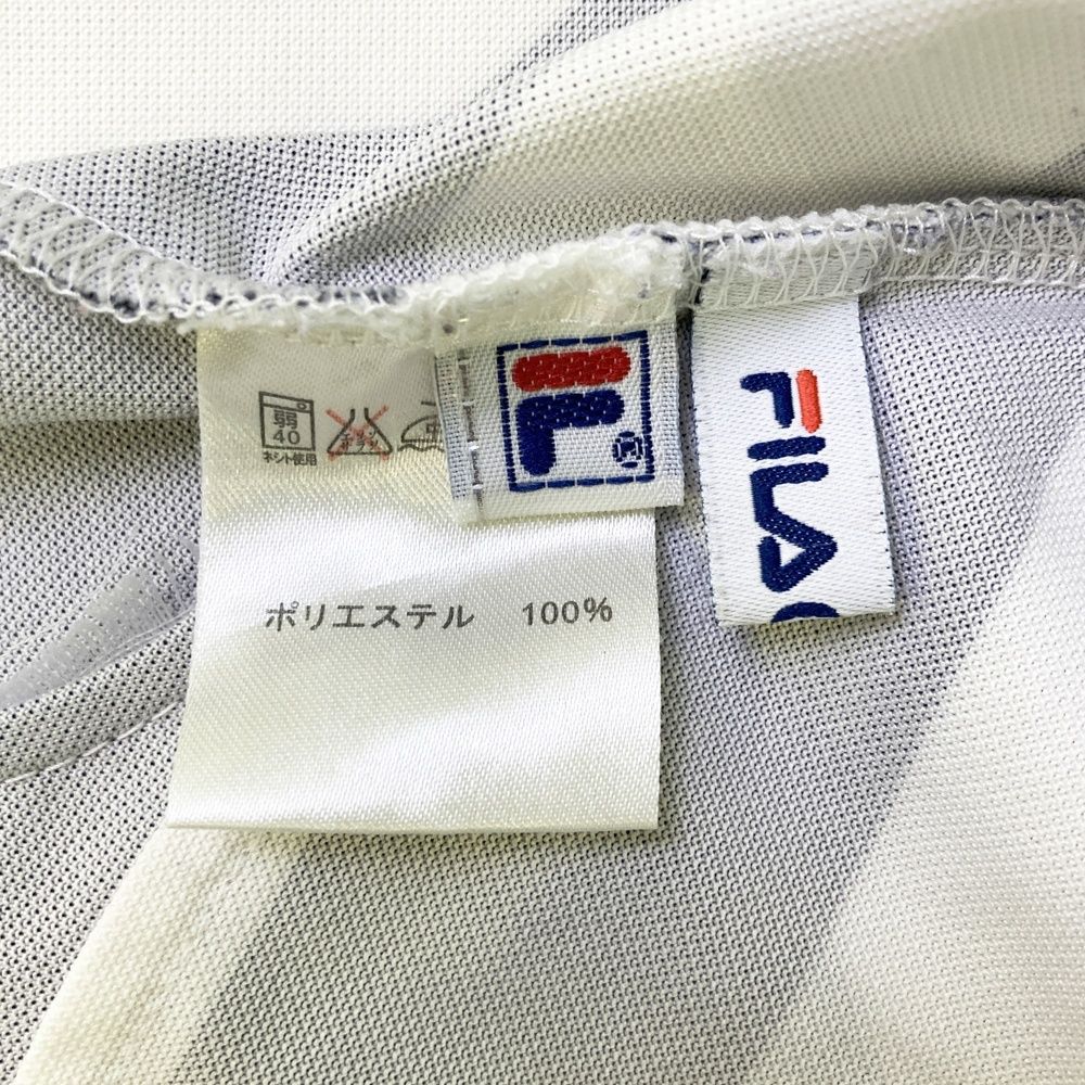 サイズ：M FILA GOLF フィラゴルフ 半袖ワンピース ボーダー柄