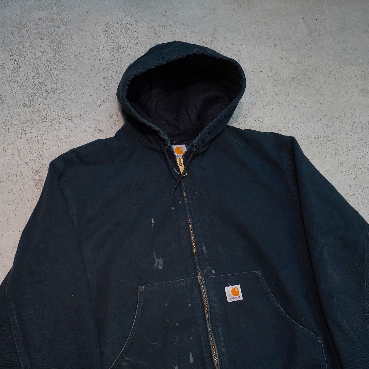正規 00S Carhartt カーハート アクティブ パーカー J140 デトロイト