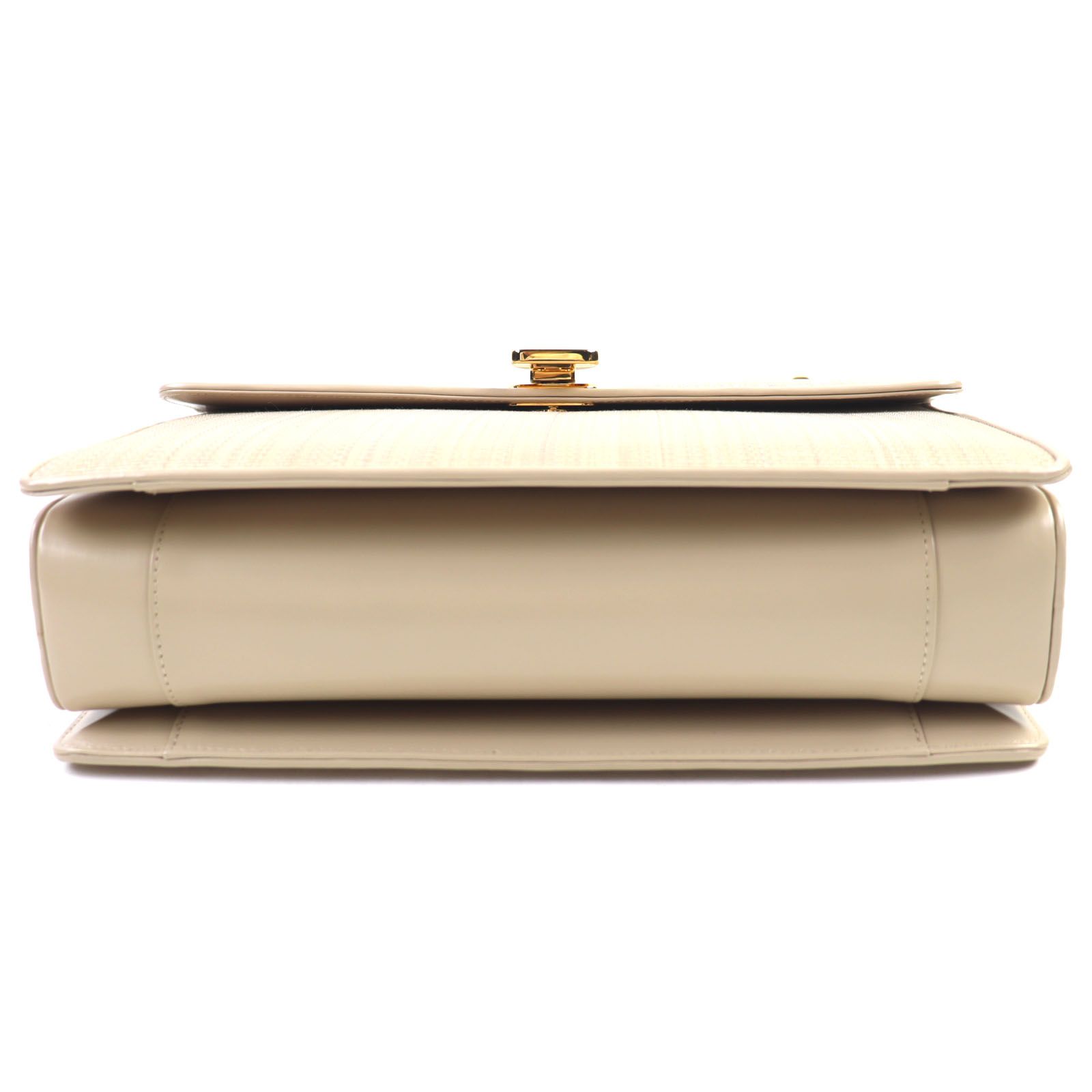極美品◇COMTESSE コンテス ロゴ入りターンロック付 レザー使い 極美品◇COMTESSE コンテス ロゴ入りターンロック付 レザー使い