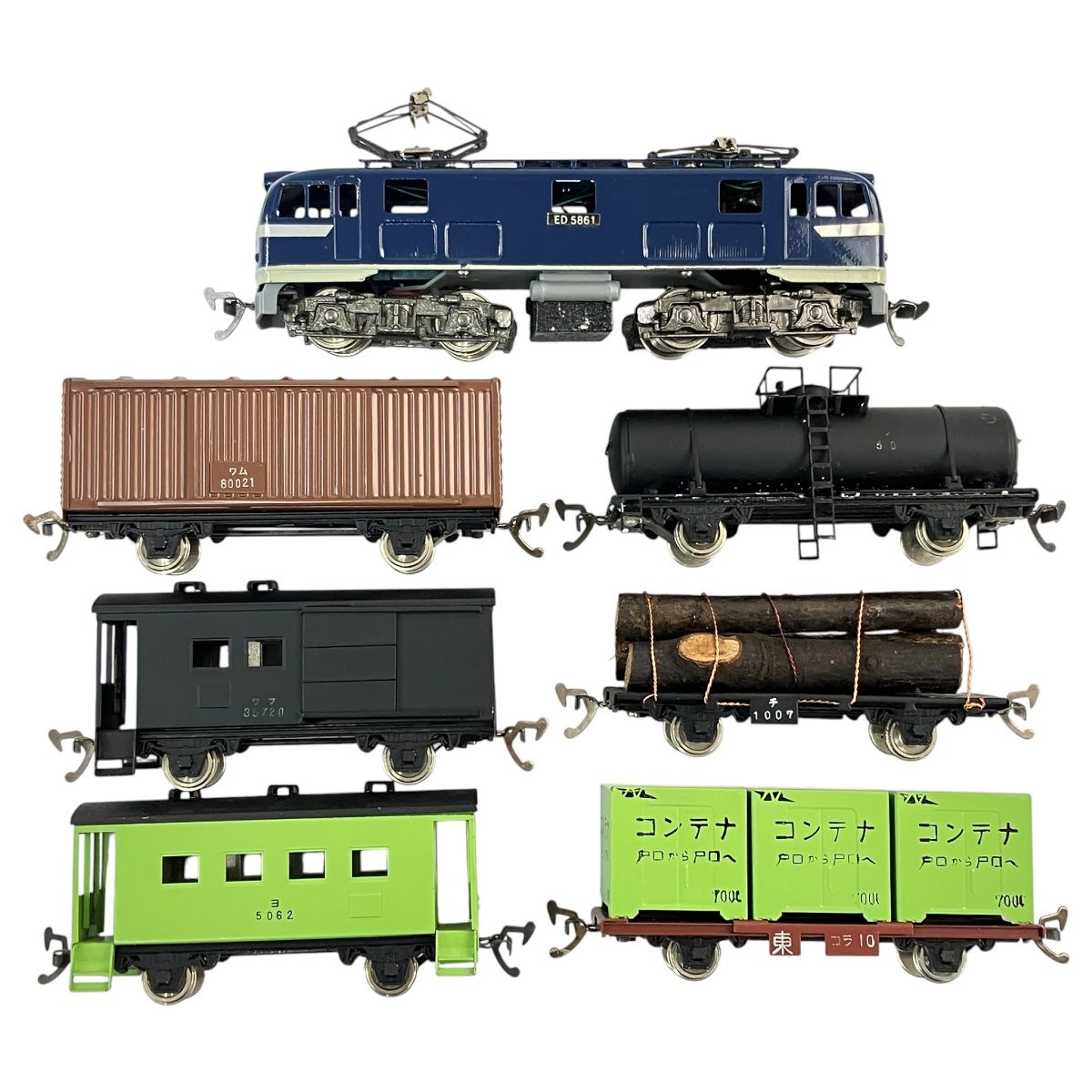 ジャンク カツミ ED58形 電気機関車 エンドウ タム500 ワム80000 ワフ