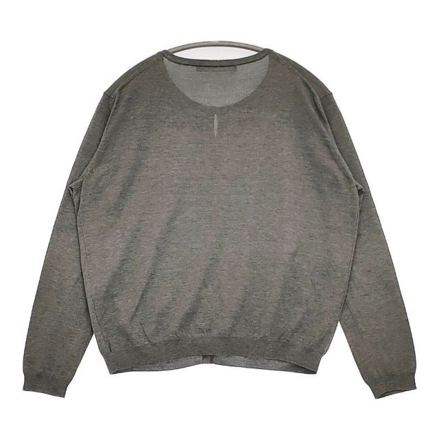 evam eva コットンシルク 定価23100円 E213K003 カーディガン グレー