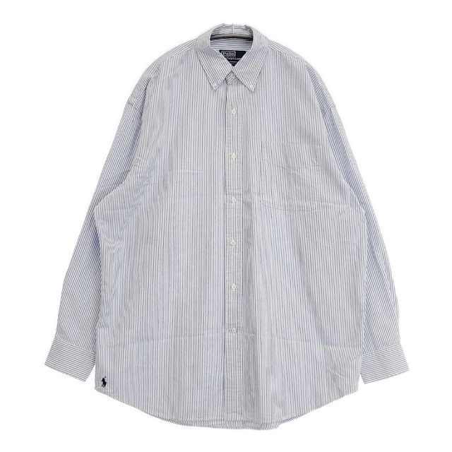 POLO RALPH LAUREN ビッグフィット オックス ストライプ ボタンダウン