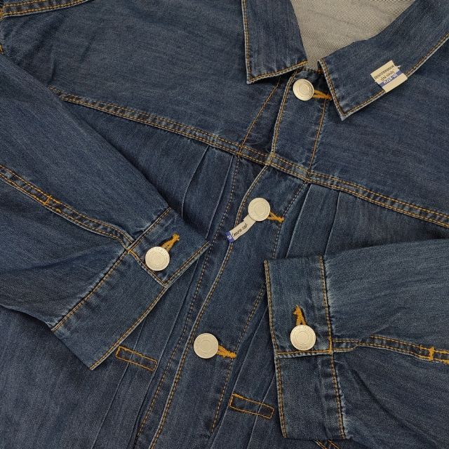 MIHARA YASUHIRO Cotton Tencel Denim Jacket 定価38500円 in・stru(men-tal). デニムジャケット 24SS ブルー メンズ ミハラヤスヒロ【中古】5-1201M∞ MIHARA YASUHIRO Cotton Tencel Denim Jacket 定価38500円 in・stru