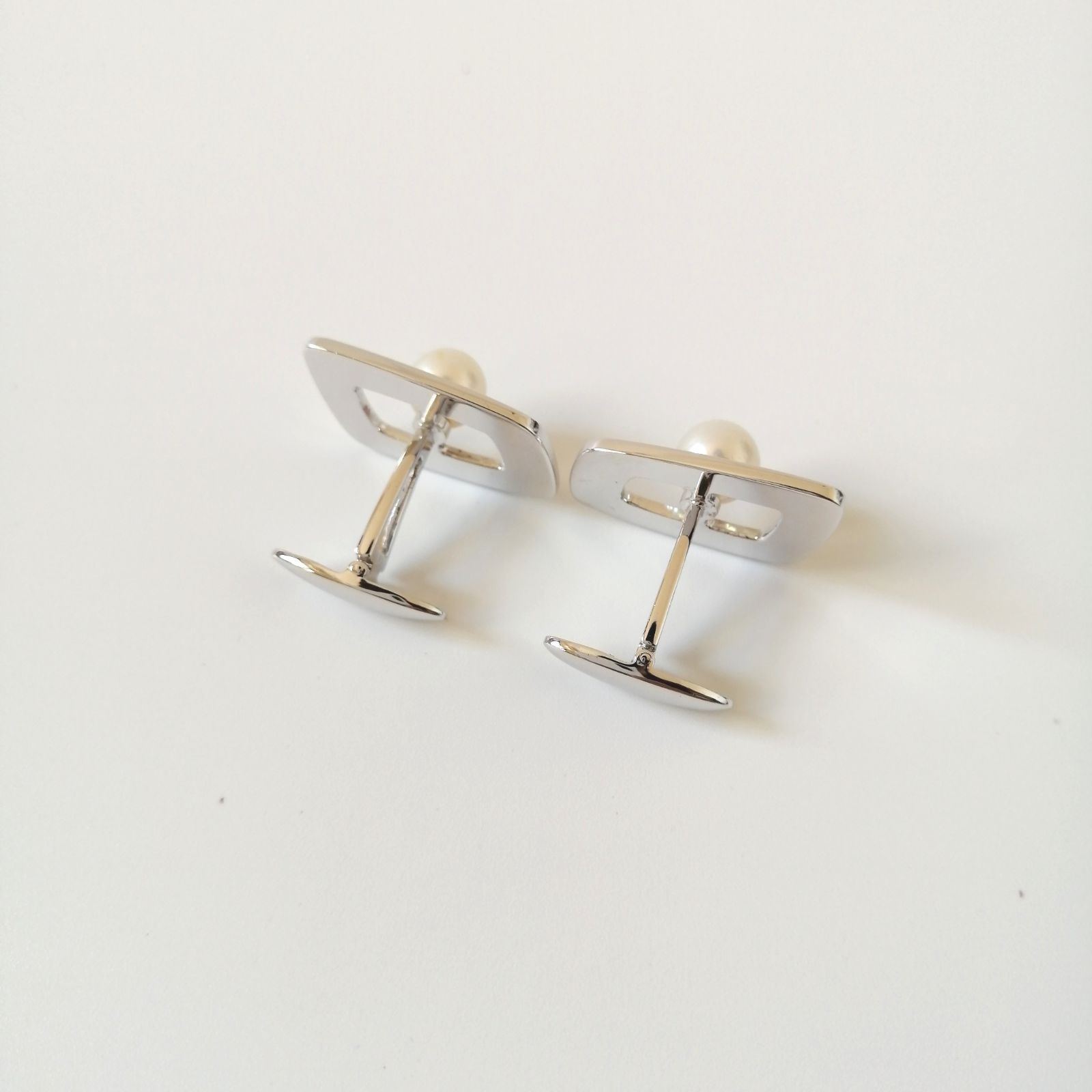 ミキモト パール×シルバー タイピン＆カフス セット MIKIMOTO ミキモト パール 真珠 ピンブローチ 2点セット カフス