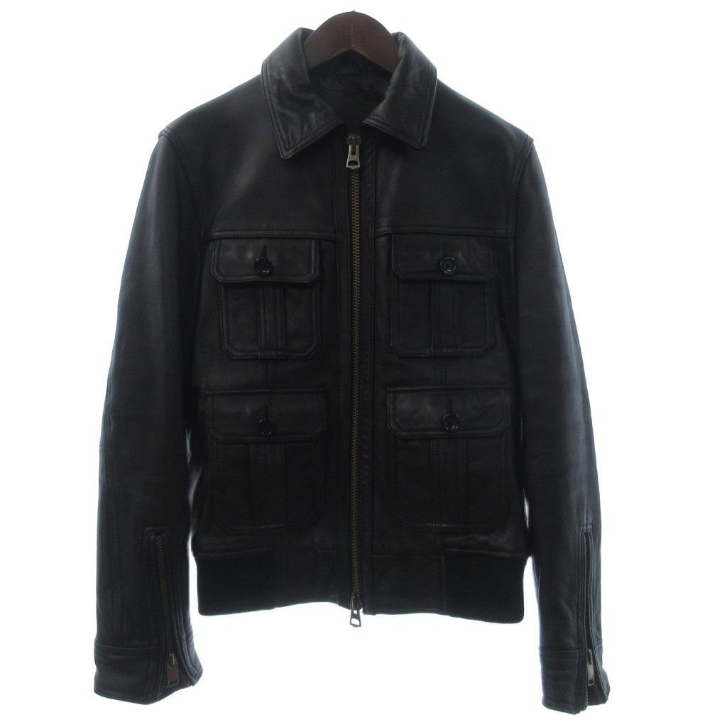 ジャックローズ Jackrose ライダース レザージャケット シングル 羊革