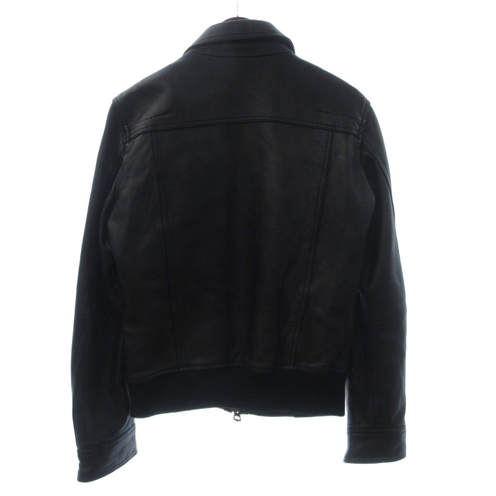 美品✨JACKROSE ライダースジャケット シングル 3 羊革 ブラック ジャックローズ Jackrose ライダース レザージャケット シングル 羊革