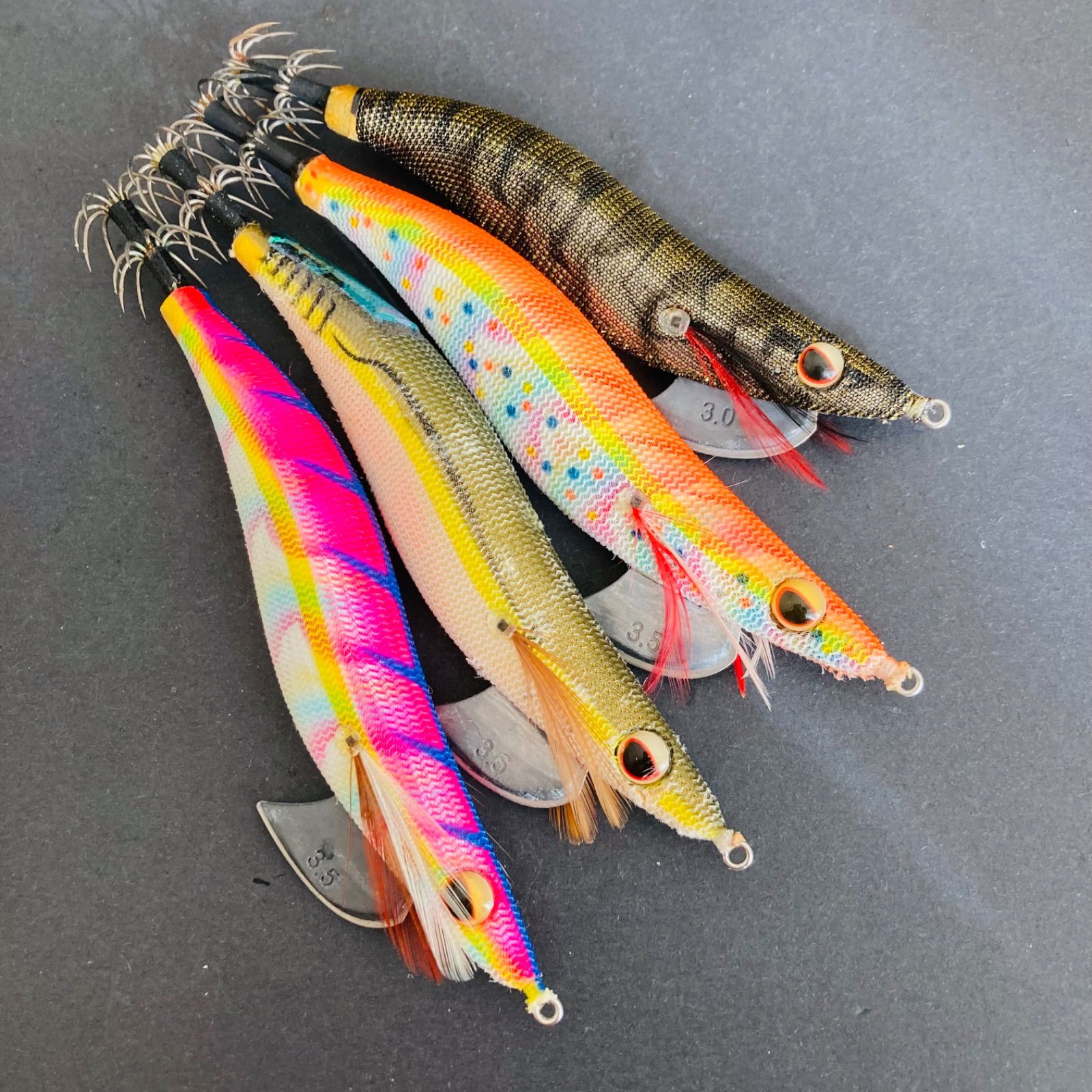 新品ルアー、エギセット エギ番長 3号 3.5号 エギ エギセット EgiBanchou EverGreen Egi Squid