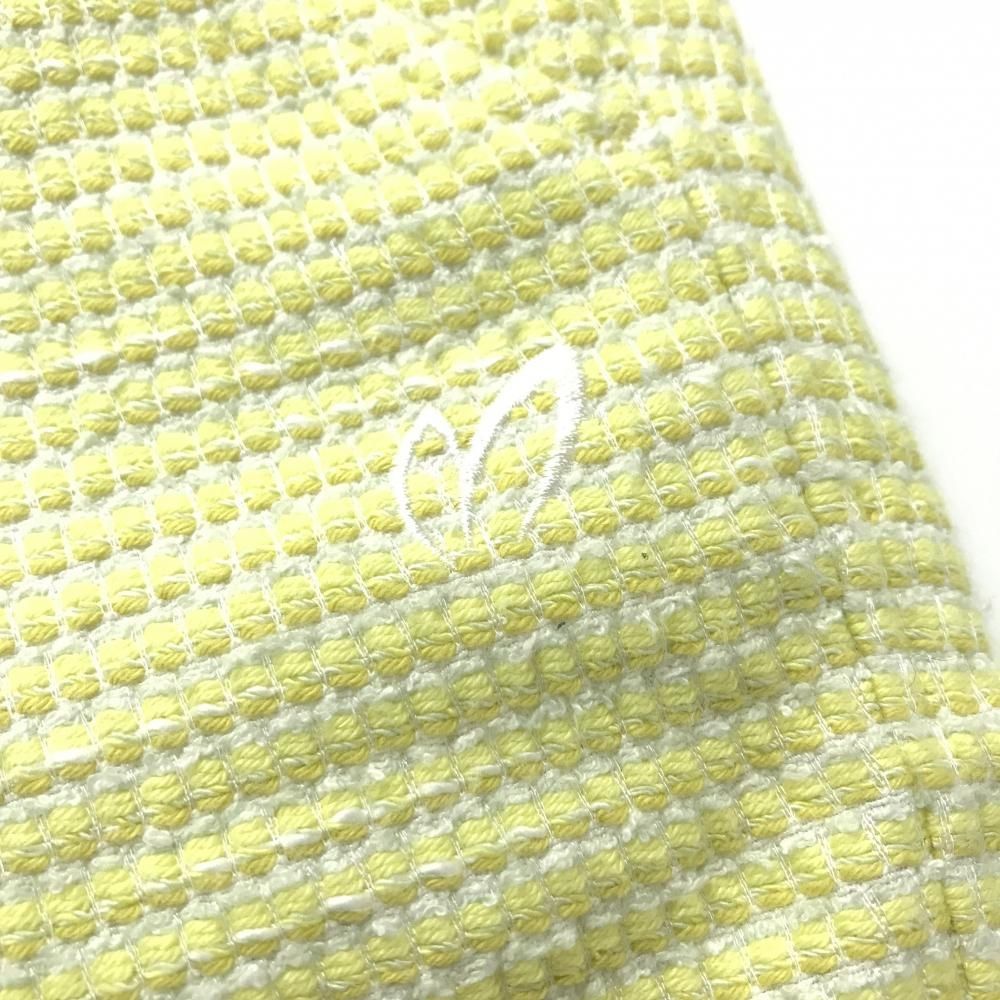 マスターバニー ショートパンツ イエロー 織生地 ロゴ白 レディース 0