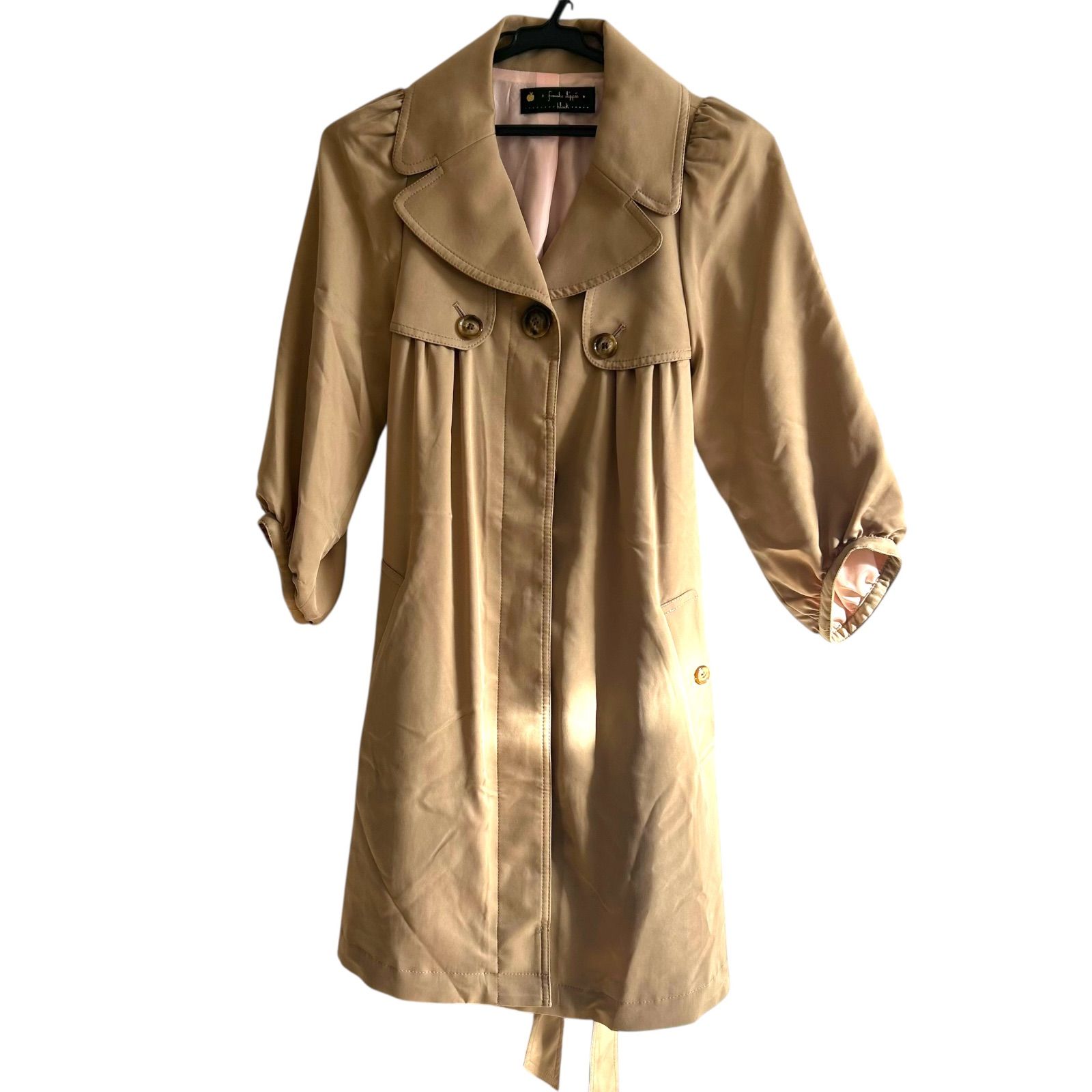 ZM1685 franche lippee black フランシュリッペブラック トレンチ