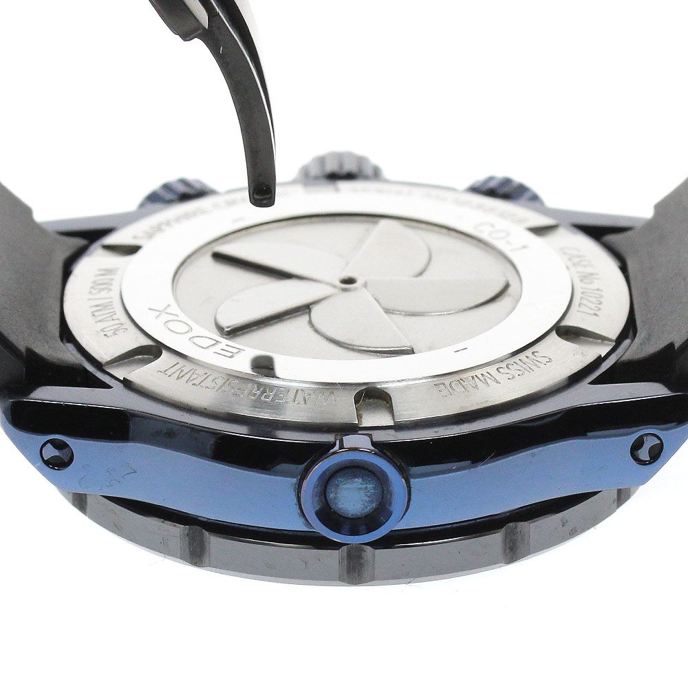 エドックス EDOX 10221 クロノオフショア1 クォーツ メンズ保証書付き_