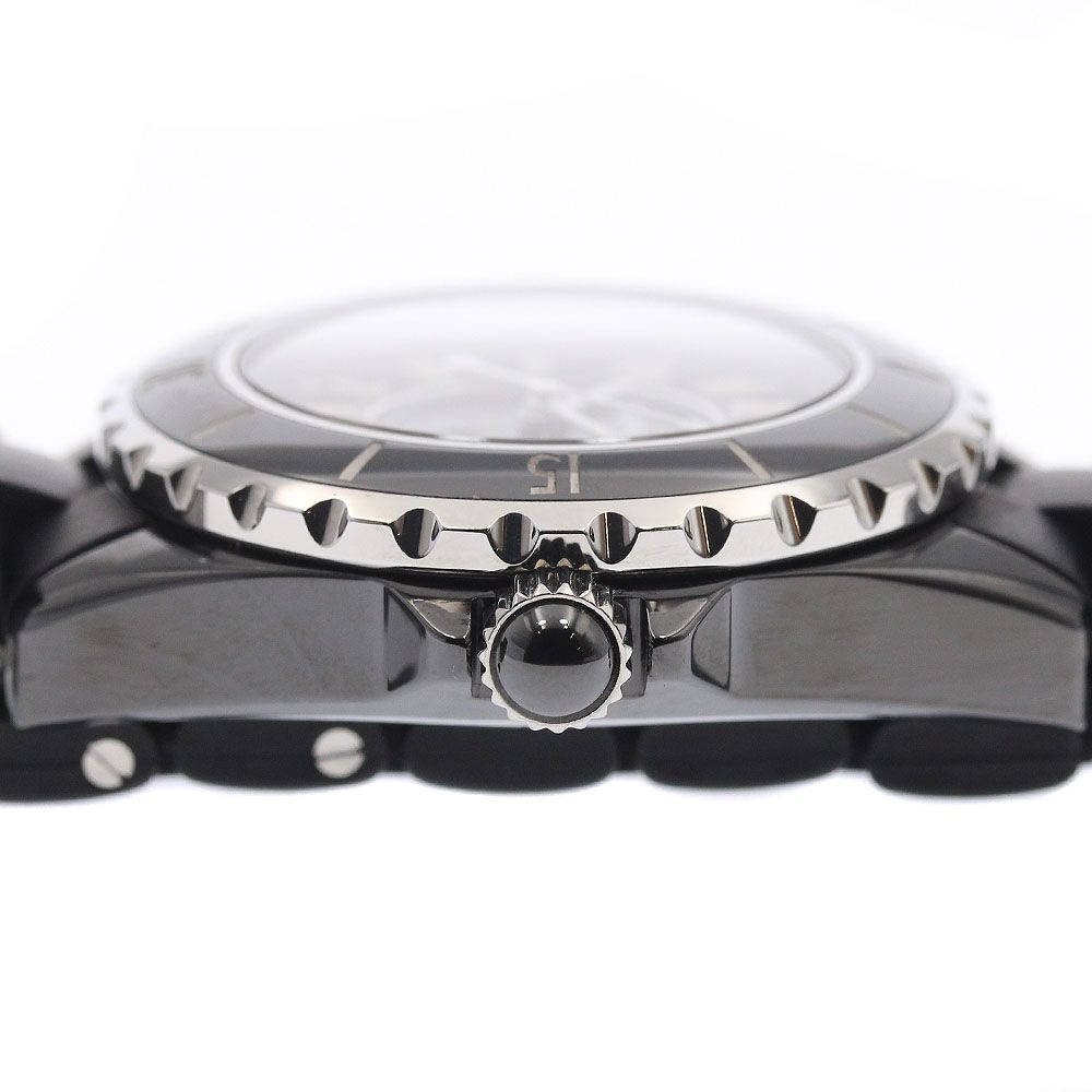シャネル CHANEL H0681 J12 黒セラミック デイト クォーツ レディース_