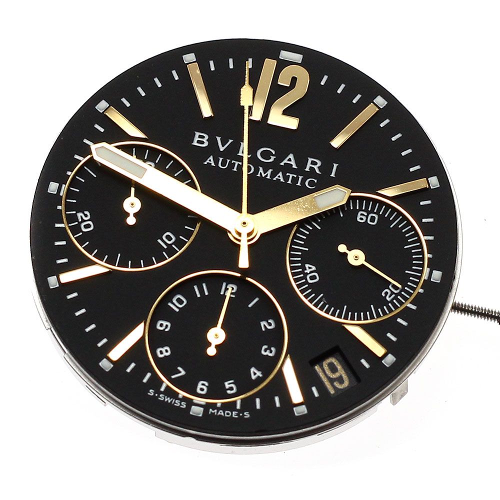 訳あり ブルガリ BVLGARI Cal.080-TEEM クロノグラフ デイト ムーブメント 自動巻き メンズ _J-61 訳ありブルガリ BVLGARI Cal.080-TEEM クロノグラフ デイト