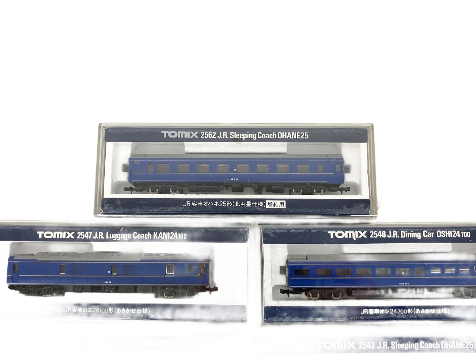 TOMIX 2542 2543 2546 2548 あさかぜ仕様 4両 セット 鉄道模型 N