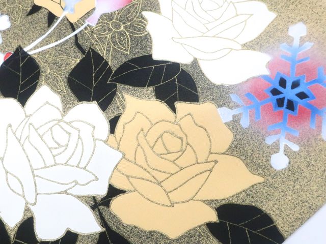 雪の結晶 開き仕立て