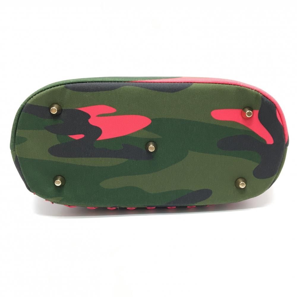  V12 カートバッグ グリーン ダークグリーン ピンク 迷彩 後ろ星スタッズ 内側ポケットゴルフ V12 キャディバッグ ゴルフバッグ キャディバッグ ゴルフ