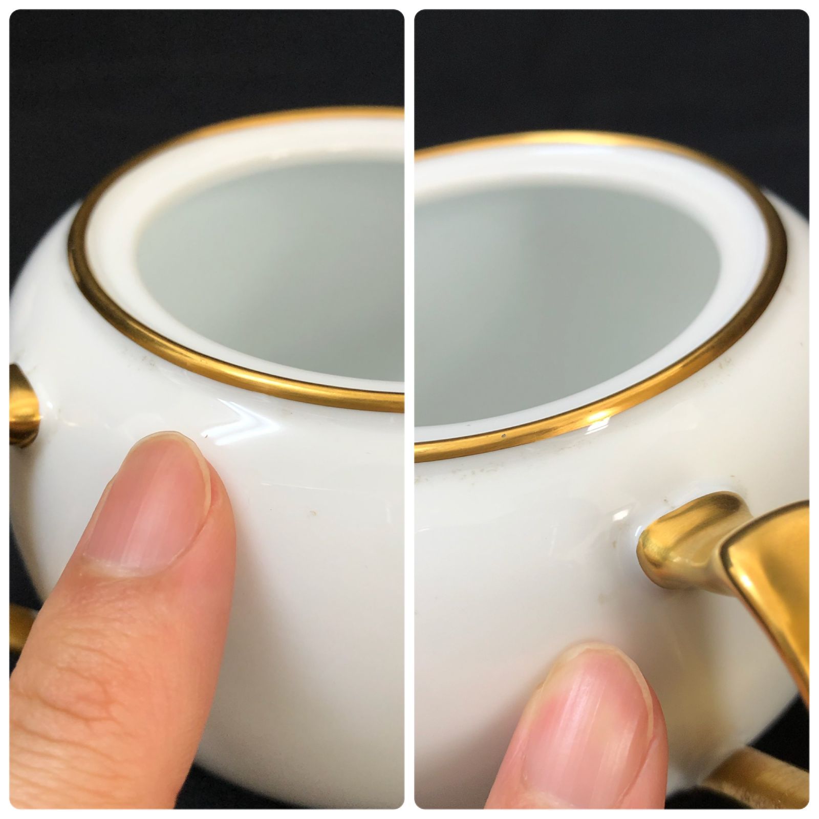 OKURA TOUEN 大倉陶園 茶器 ゴールドライン 太陽樹 カップ・ソーサー6