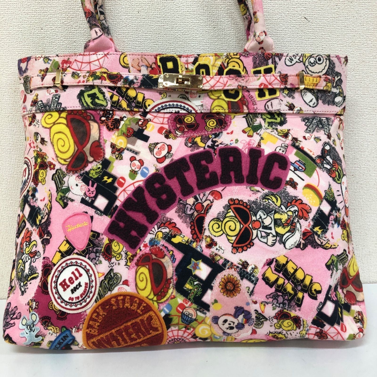 ヒステリックミニ トートバッグ ピンク マザーズバッグ ヒスミニ