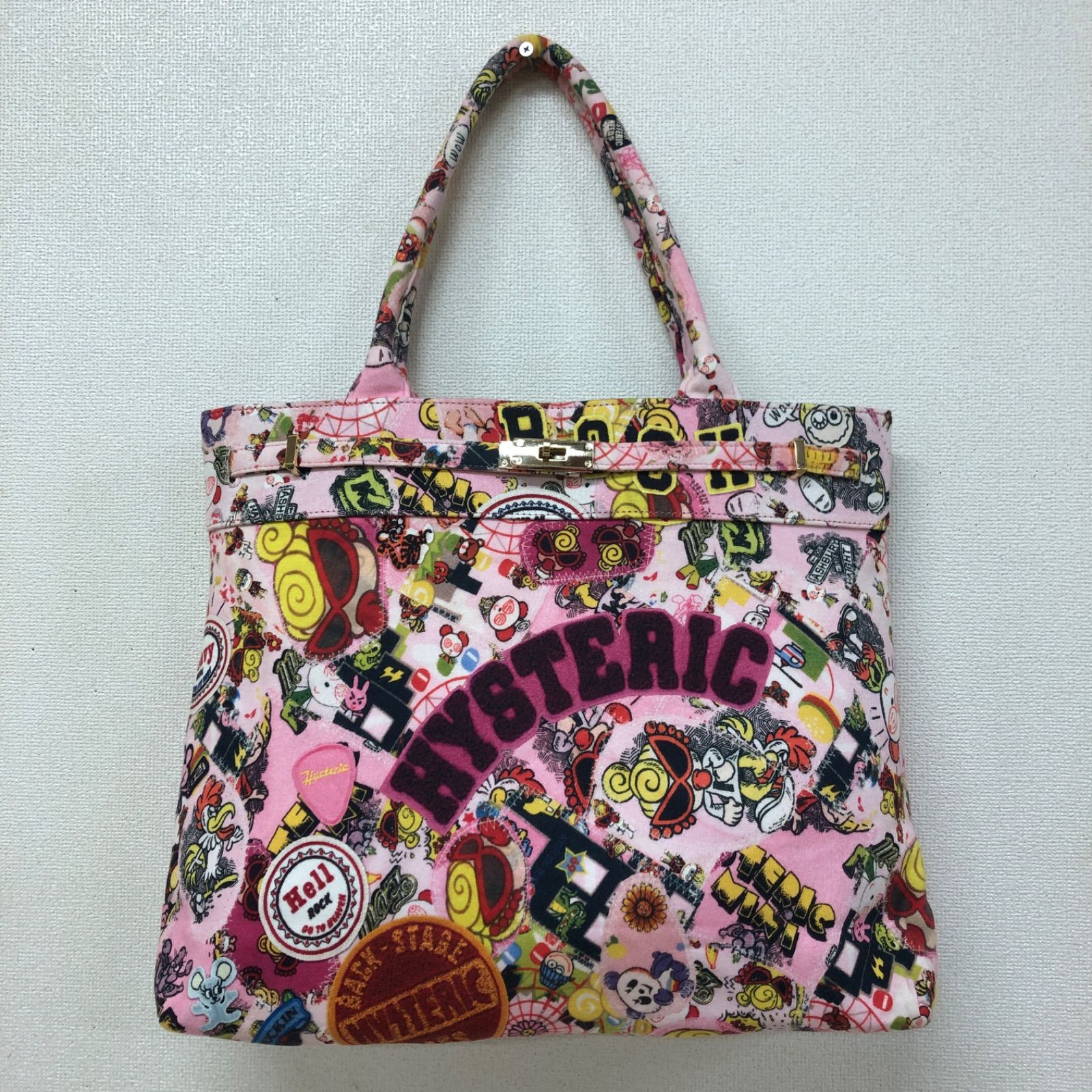 ヒステリックミニ トートバッグ ピンク マザーズバッグ ヒスミニ