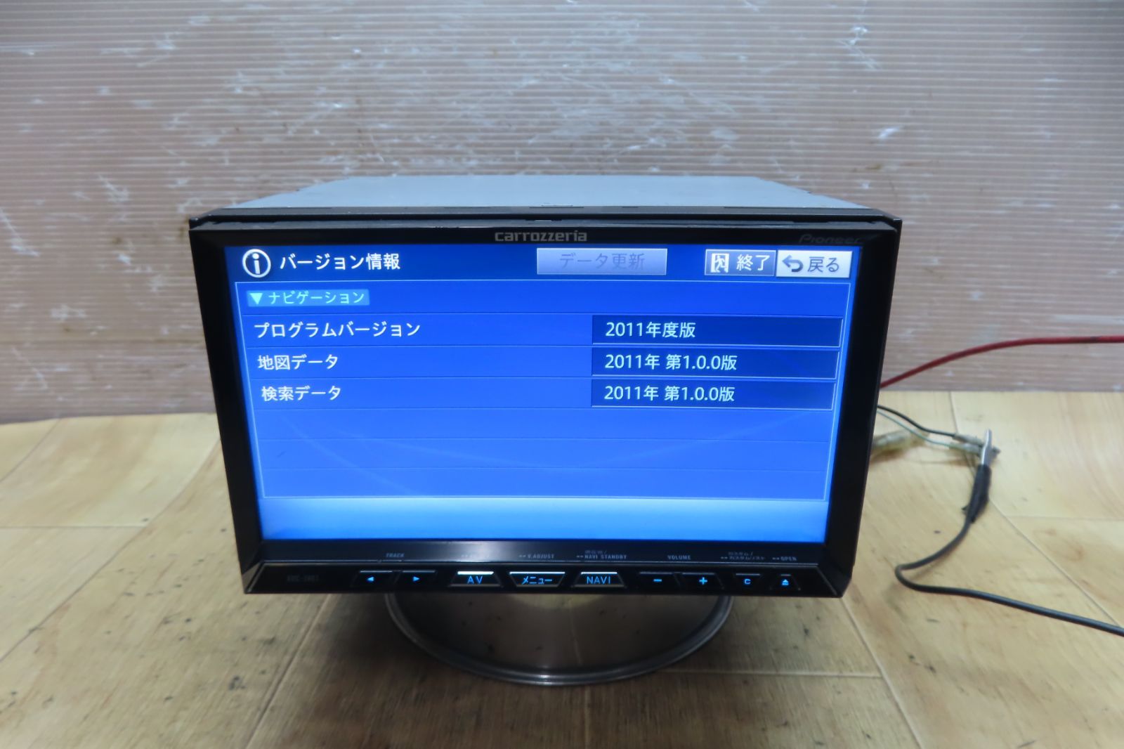 パイオニアナビゲーション AVIC-ZH07 非常に良い地図 2011 AVIC-ZH07