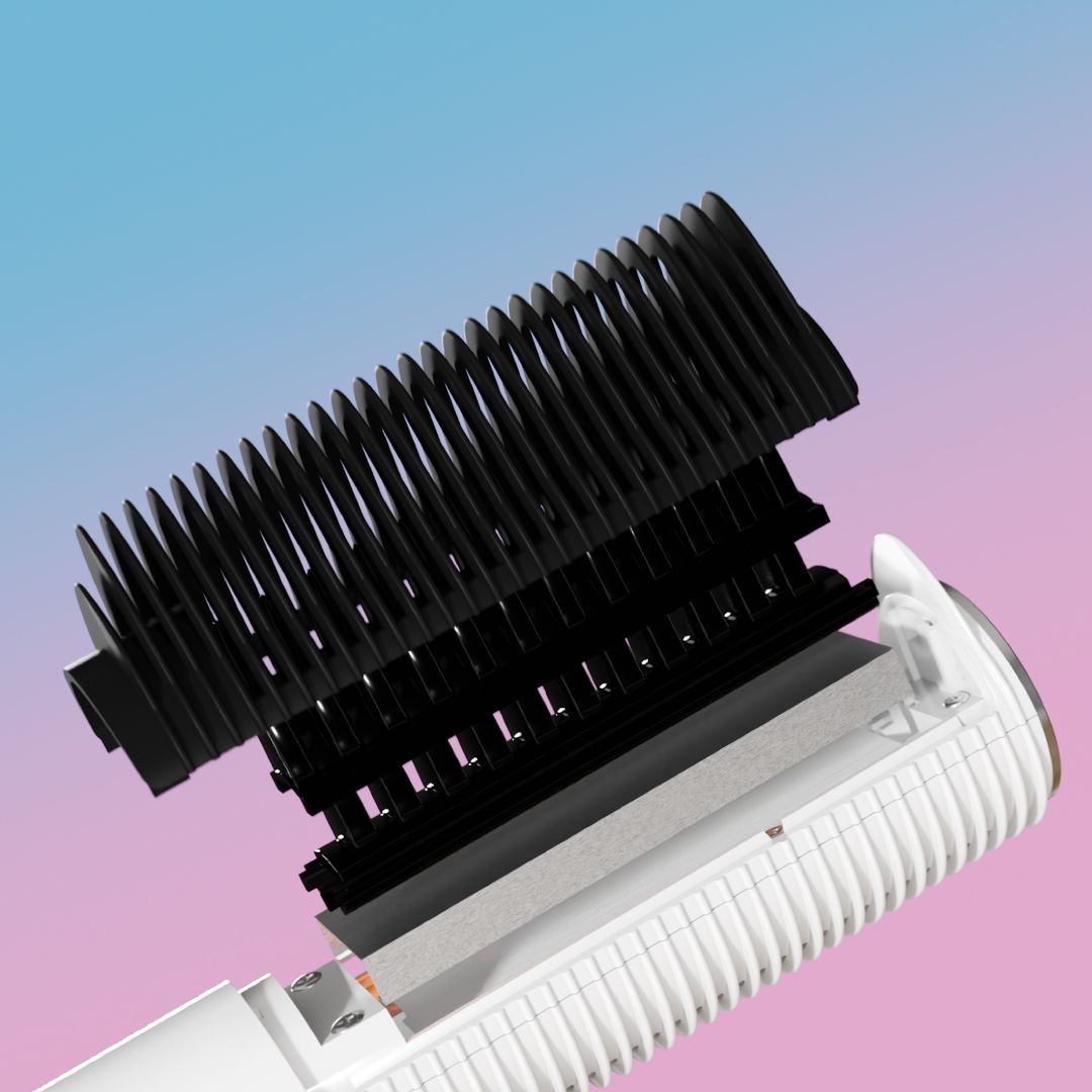 クレイツ CREATE ION ヘアアイロン エレメア コームストレイナー SCK K 01 W ストレートアイロン