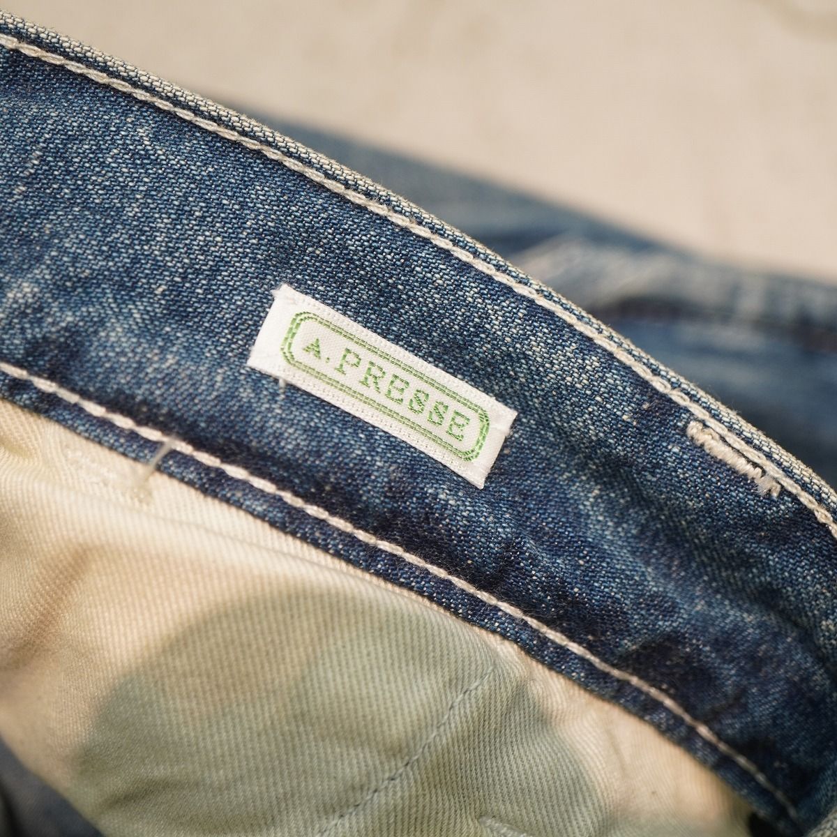 美品 25SS A.PRESSE アプレッセ US ARMY Dungaree Denim Trousers 