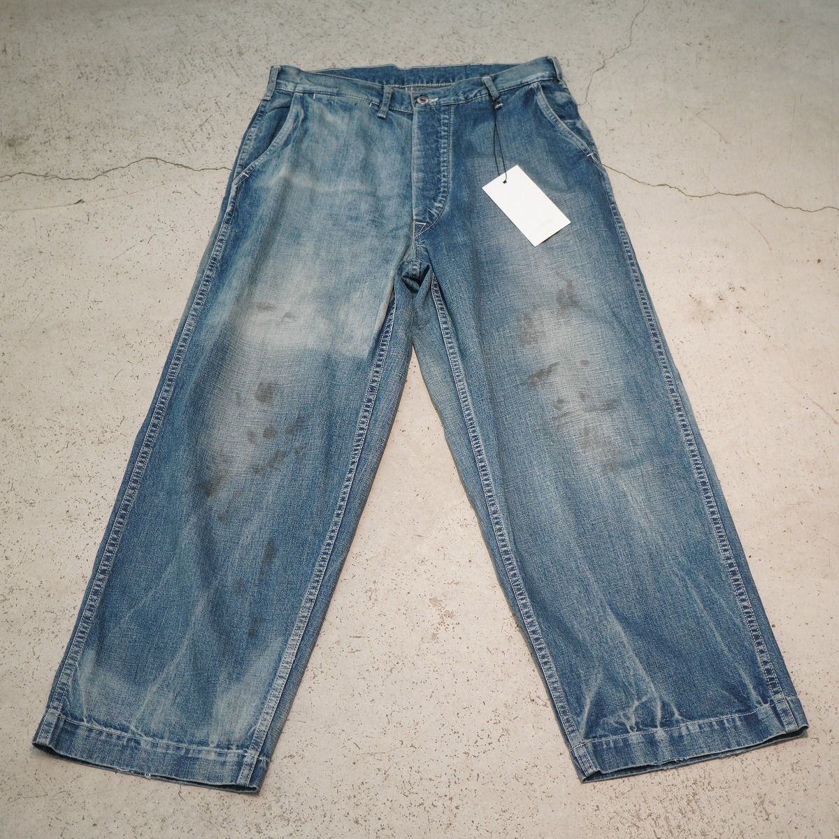 美品 25SS A.PRESSE アプレッセ US ARMY Dungaree Denim Trousers 