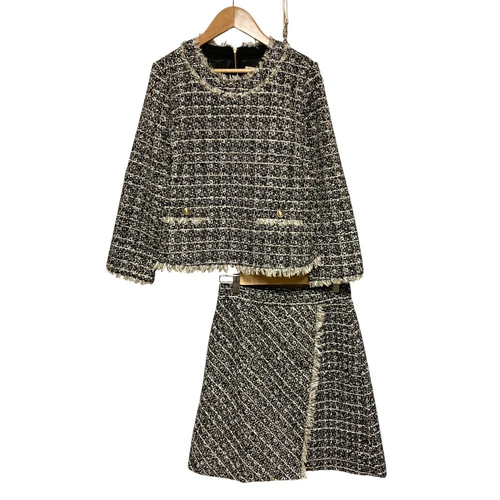 美品 22SS Apuweiser-riche アプワイザーリッシェ ツイードトップス