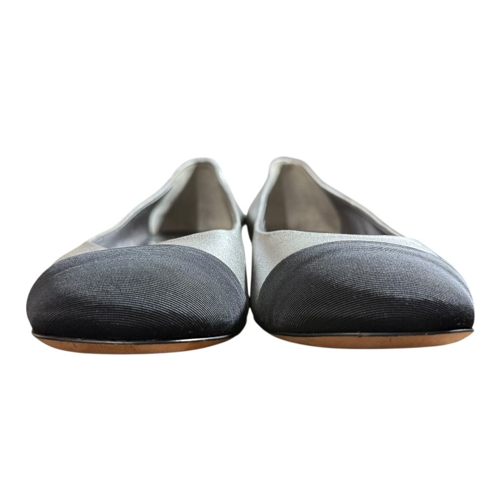 良品❤CHANEL【シャネル】ココマーク♡バイカラー ローヒール パンプス 美品 CHANEL シャネル ココマーク ローヒール バイカラーパンプス 36