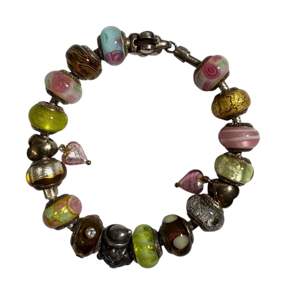 LOVE LINKS ラブリンクス ブレスレット 925 マルチカラー レディース 古着