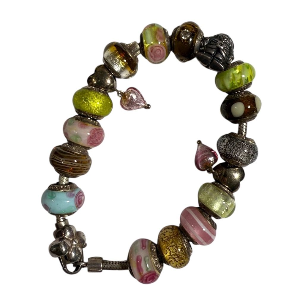 LOVE LINKS ラブリンクス ブレスレット 925 マルチ レディース 古着