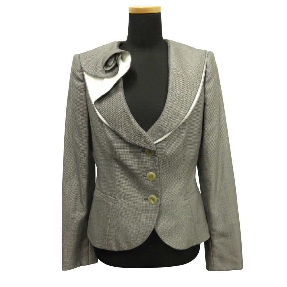 美品 ARMANI COLLEZIONI アルマーニ コレツィオーニ デザインラペル