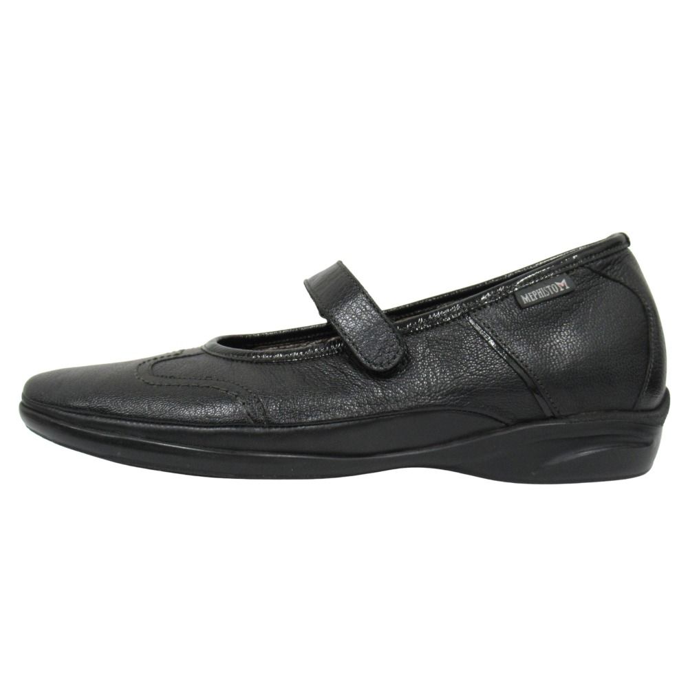 メフィスト レザー スニーカー シューズ 靴 ベルクロ サイズEUR 5 約24 cm 黒 ブラック レディース 古着