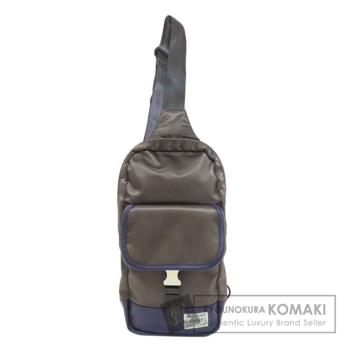 PORTER ポーター ロゴ ボディバッグ ナイロン レディース