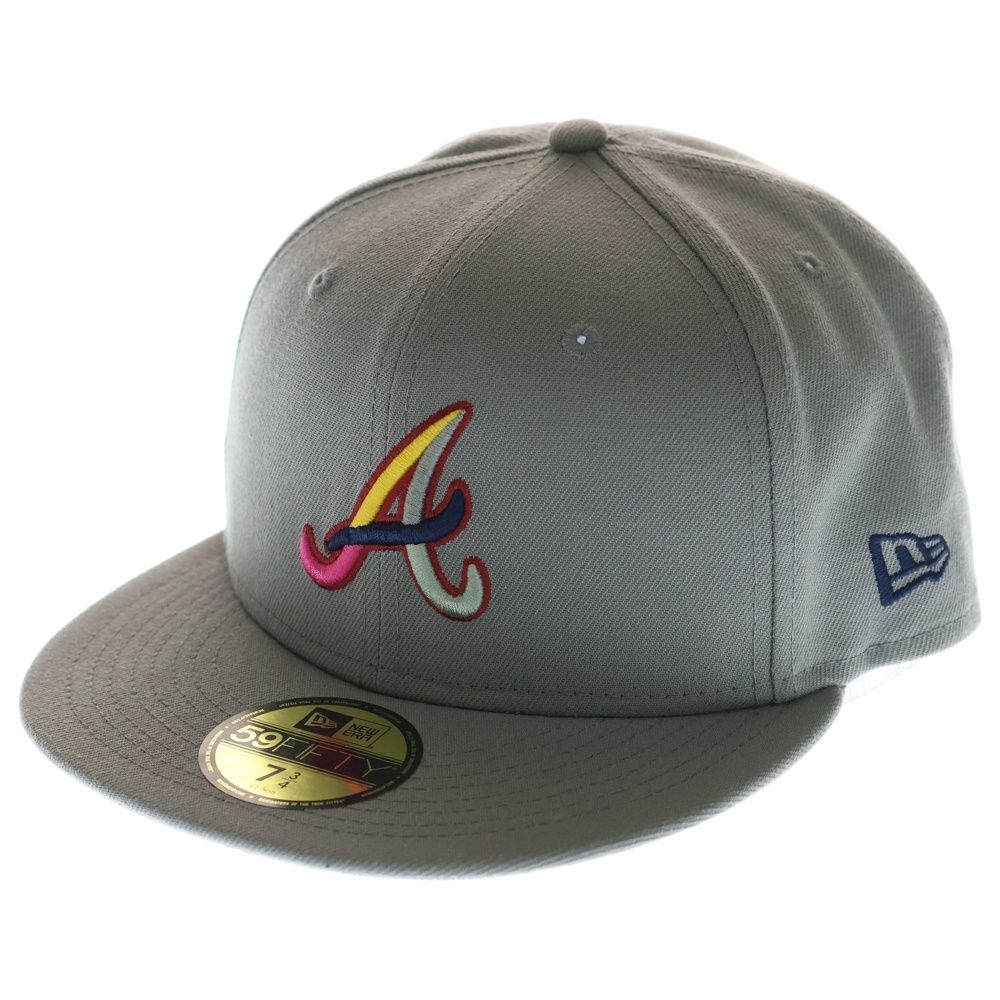New Era アトランタ・ブレーブス キャップ 7 1/4 グレー アトランタ・ブレーブス キャップ