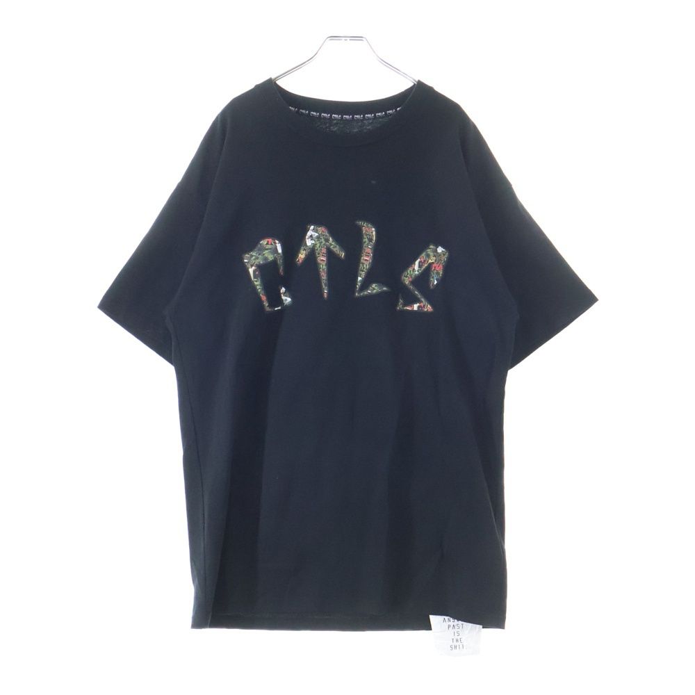 cvtvlist (カタリスト) T-Shirt ロゴプリント半袖Tシャツ ブラック