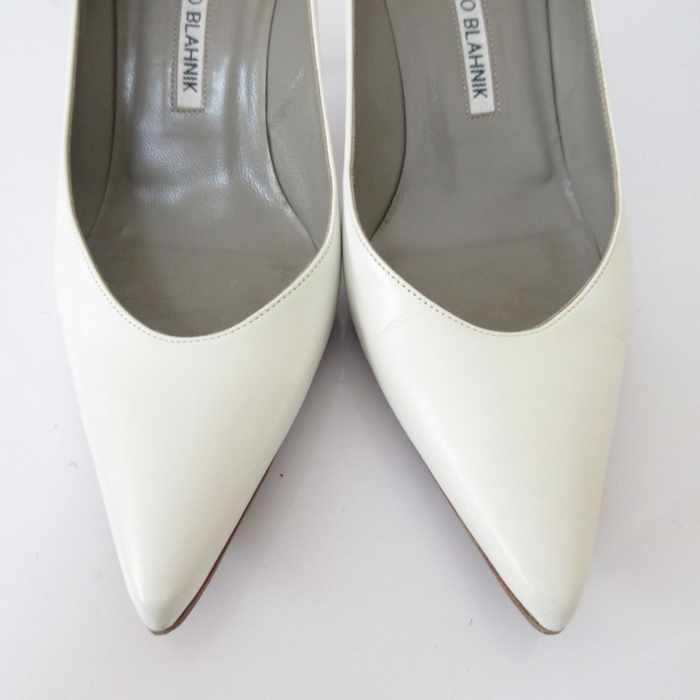 良品 MANOLO BLAHNIK マノロブラニク KIETTA キエッタ レザー ポイン