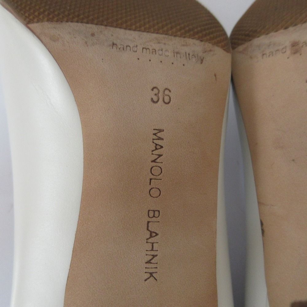 良品 MANOLO BLAHNIK マノロブラニク KIETTA キエッタ レザー ポイン