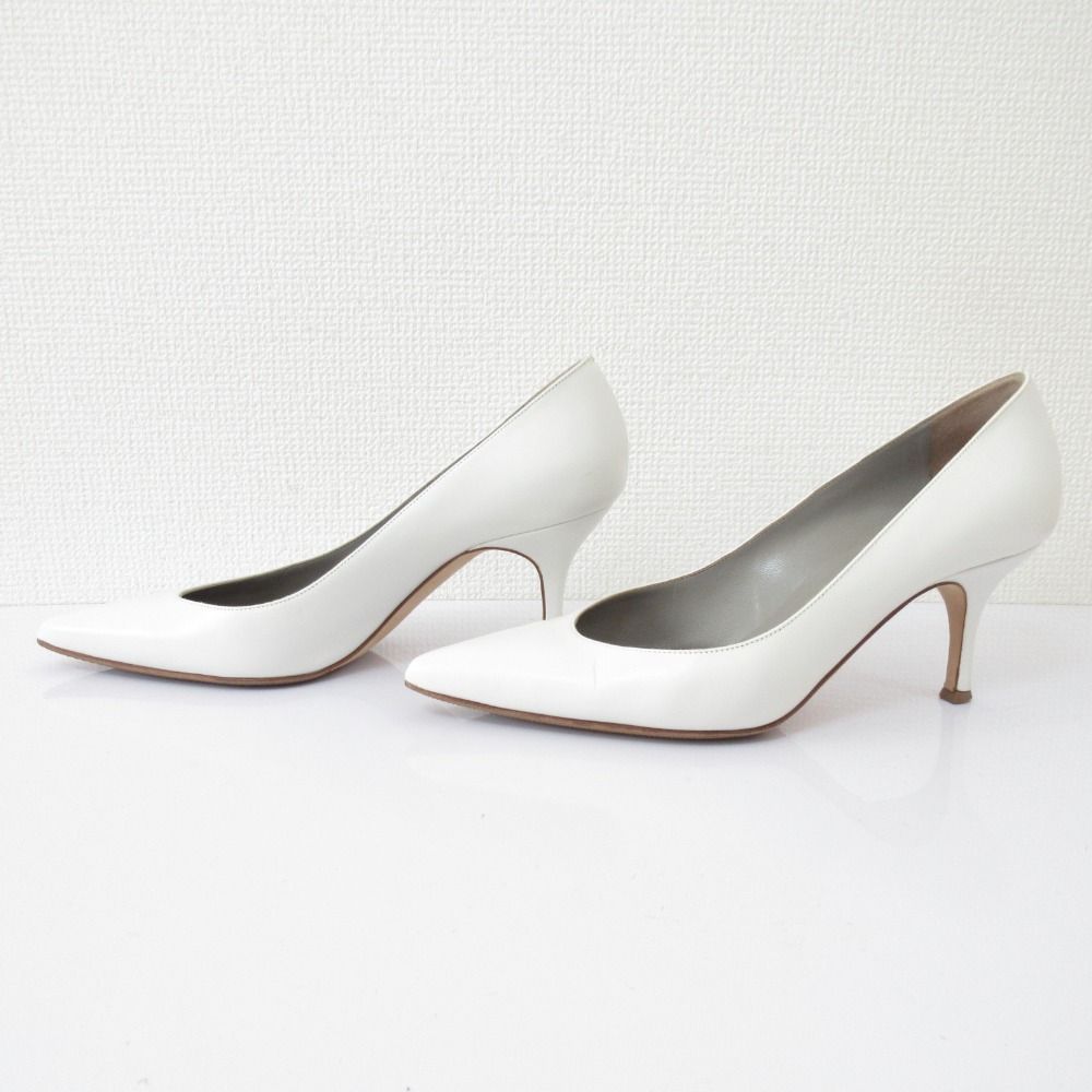 良品 MANOLO BLAHNIK マノロブラニク KIETTA キエッタ レザー ポイン