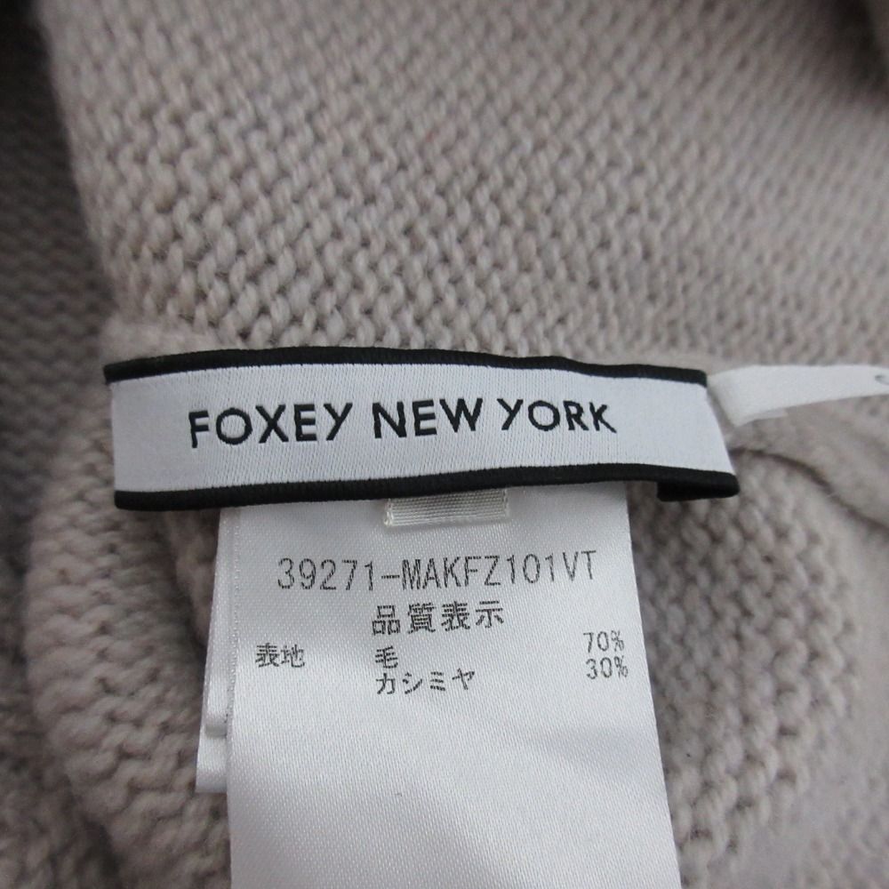 良品 FOXEY NEW YORK フォクシーニューヨーク コレクション カシミア