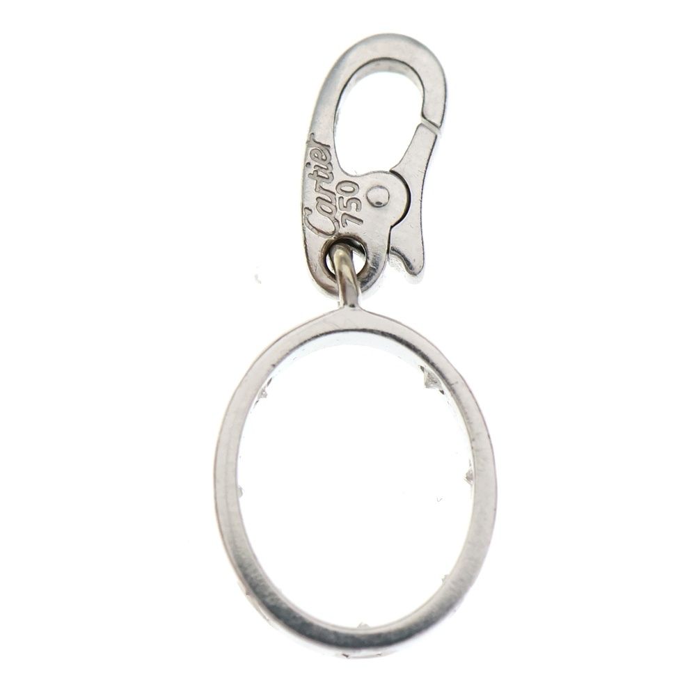 カルティエ　ミニラブ　ペンダント　チャーム　トップ　ホワイトゴールド　Au750 カルティエミニラブペンダントチャームトップホワイトゴールドAu750