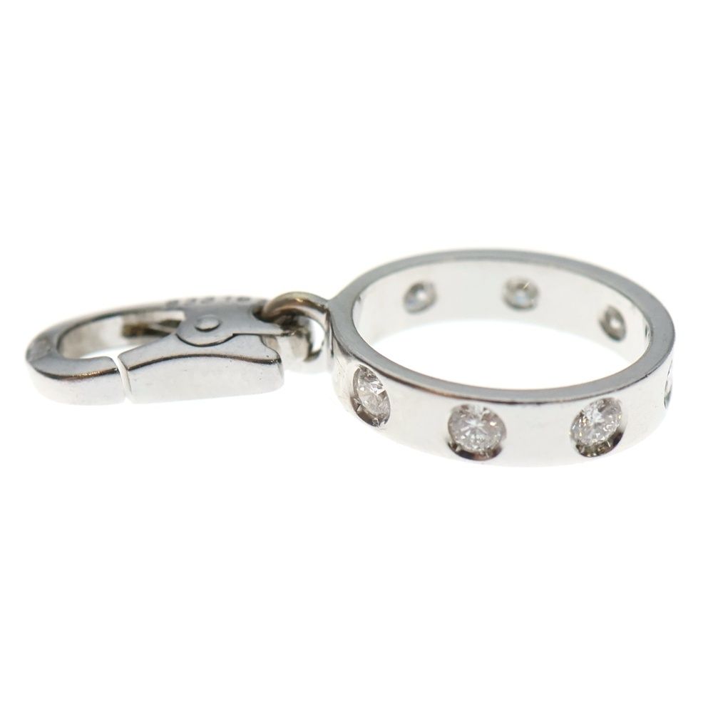 美品 刻印あり Cartier ラブチャームダイヤフルモデル ホワイトゴールド CARTIER カルティエ ラブチャーム ペンダントトップ 18金 K18ホワイト