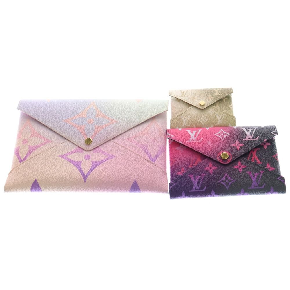 LOUIS VUITTON ルイヴィトン モノグラム スプリング ザ シティ ポシェットキリガミ ポーチ ケース セカンドバッグ クラッチバッグ ピンク マルチ レザー M 81271 ゴールド金具